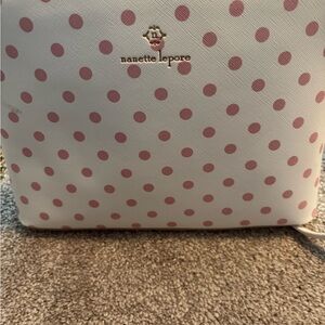Nanette Lepore Pink Polka Dot Women's Bag